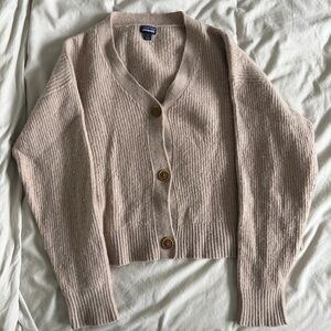 Patagonia Cozy Beige Cardigan Sweater